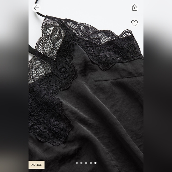 H&M Pyjama Camisole Top + Shorts - Picture 5 of 8